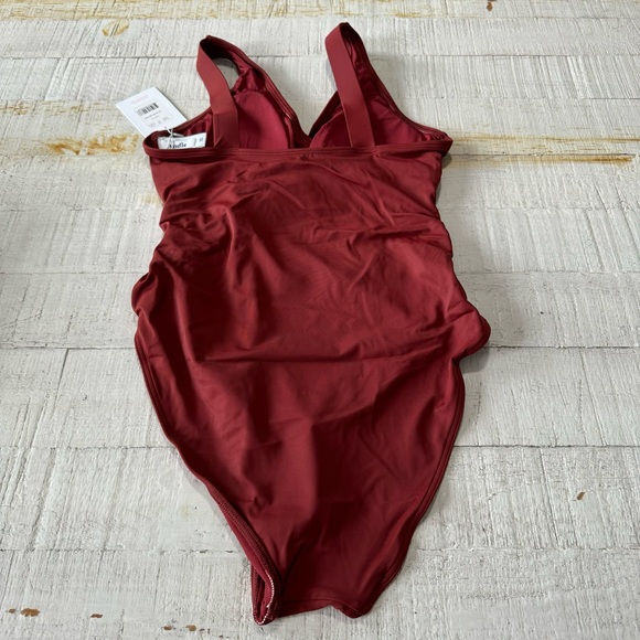 Andie Swim the Capri One Piece Swimsuit NWT size‎ XS in Truffle Twist Waist - Picture 10 of 12